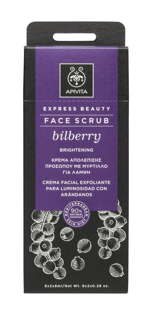 Apivita Crema Exfoliante Luminosidad Bilberry 2x8ML-1