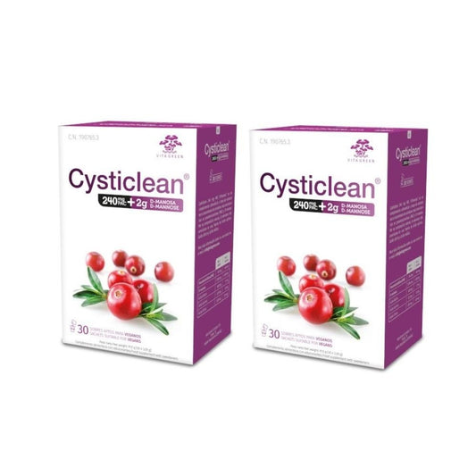 CYSTICLEAN 240 mg PAC + D-Manosa 2 g Duplo 2x30 Sobres-1