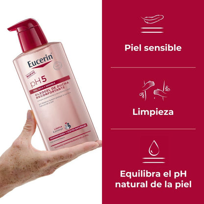 Eucerin Oleogel Ducha Reconfortante 400 ml-4