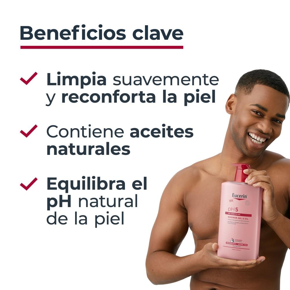 Eucerin Oleogel Ducha Reconfortante 1000 ml-3