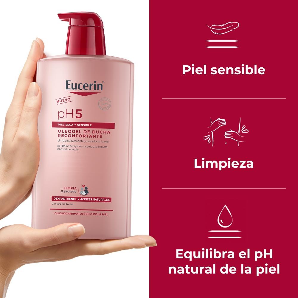 Eucerin Oleogel Ducha Reconfortante 1000 ml-4