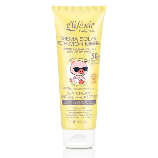 ELIFEXIR Baby Care Crema Solar Mineral SPF50+ 100 ml-1