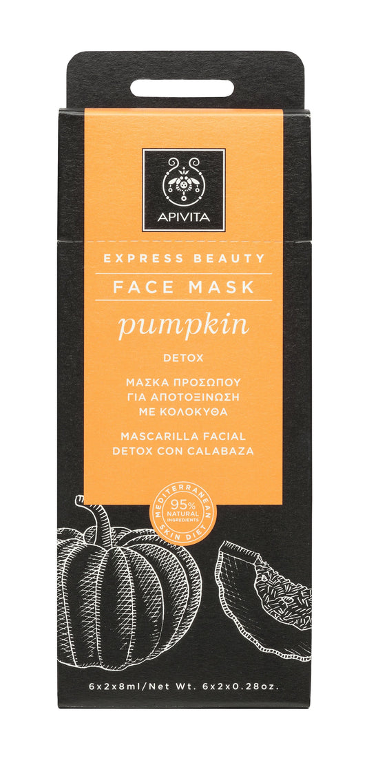 Apivita Mascarilla Facial Detox Pumpkin 2x8ML-1