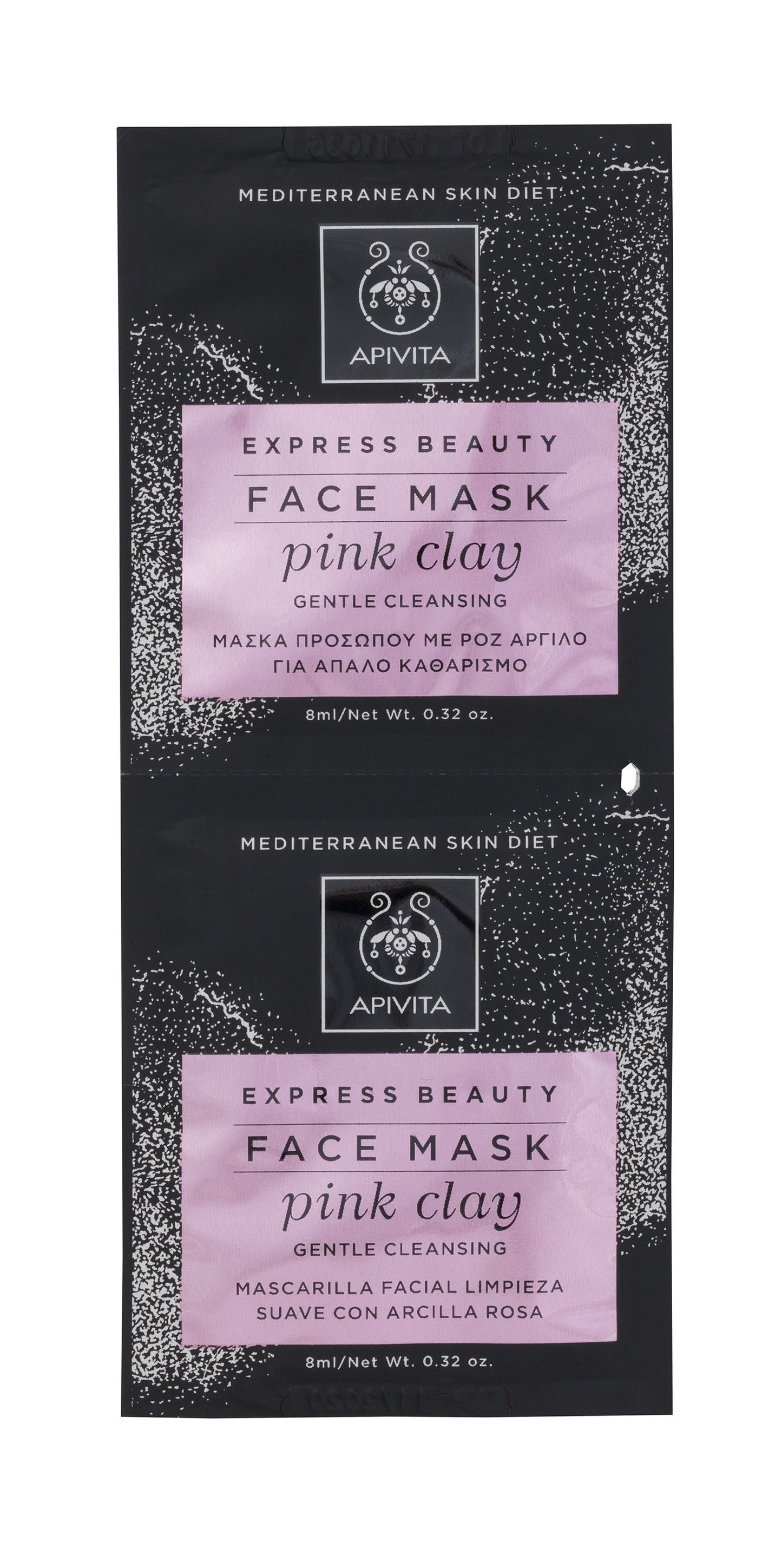 Apivita Mascarilla Facial Limpieza Suave Pink Clay 2x8ML-2
