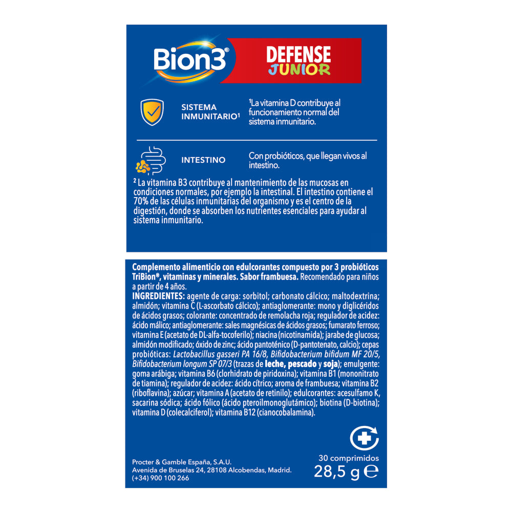 BION 3 Defense Junior30 Comprimidos Masticables-6