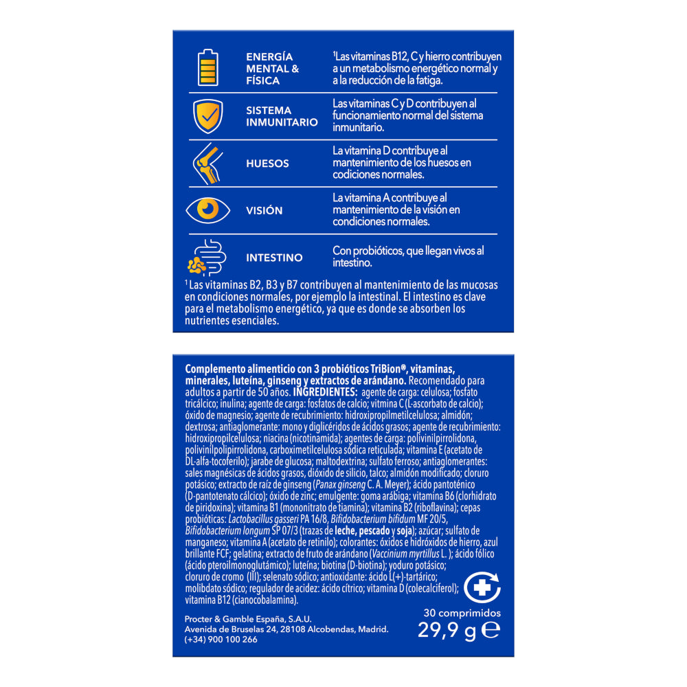 BION 3 Energy 50+ 2x30 Comprimidos-2
