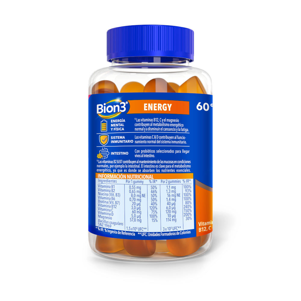 BION 3 Energy Duplo 2x60 Gummies-4