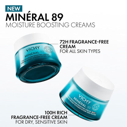 VICHY Minéral 89 Crema Potenciadora Hidratación 100h Rica 50ml