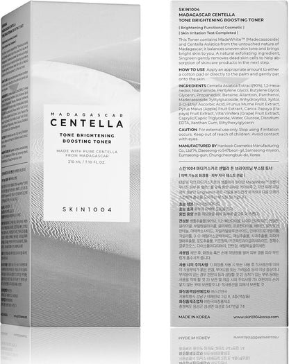 Skin1004 Madagascar Centella Tone Brightening Boosting Toner 210ml