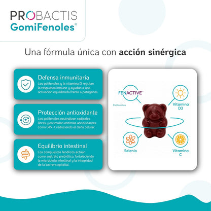 Probactis Gomifenoles 60 Gominolas
