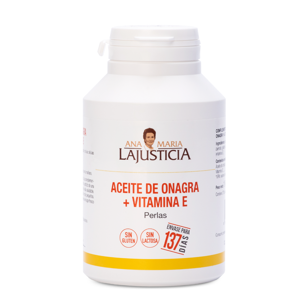 Ana María Lajusticia Nachtkerzenöl + Vitamin E 275 Perlen