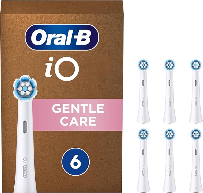 Oral-B iO Gentle Care Toothbrush Head White 6 pcs