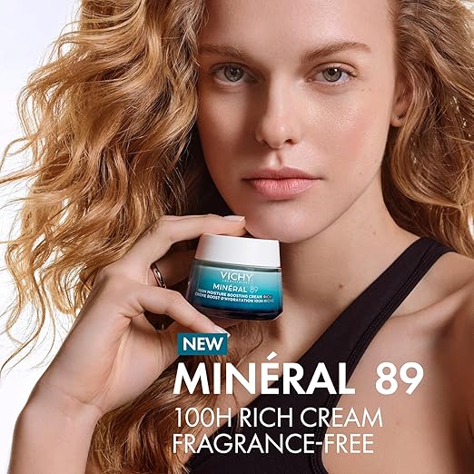VICHY Minéral 89 Crema Potenciadora Hidratación 100h Rica 50ml