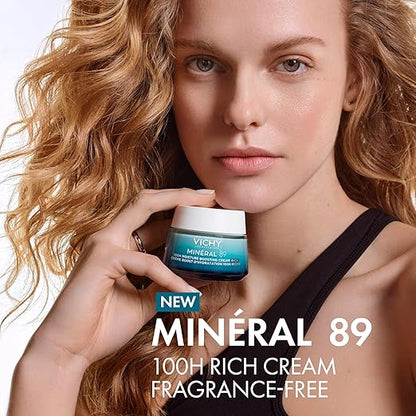 VICHY Minéral 89 Crema Potenciadora Hidratación 100h Rica 50ml