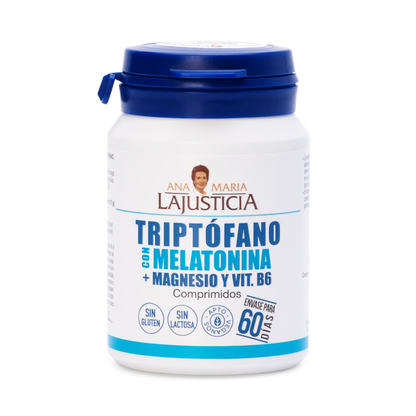 Tryptophan mit Mel + Magnesium + Vit. B6 LAJUSTICE 60Comp