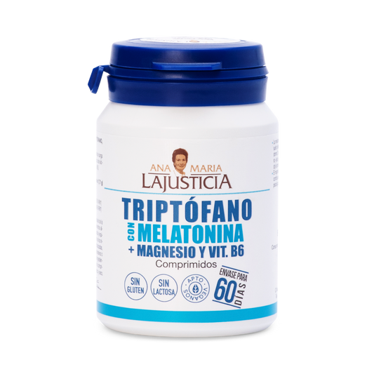 Triptófano com Mel + Magnésio + Vit. B6 LAJUSTICIA 60Comp