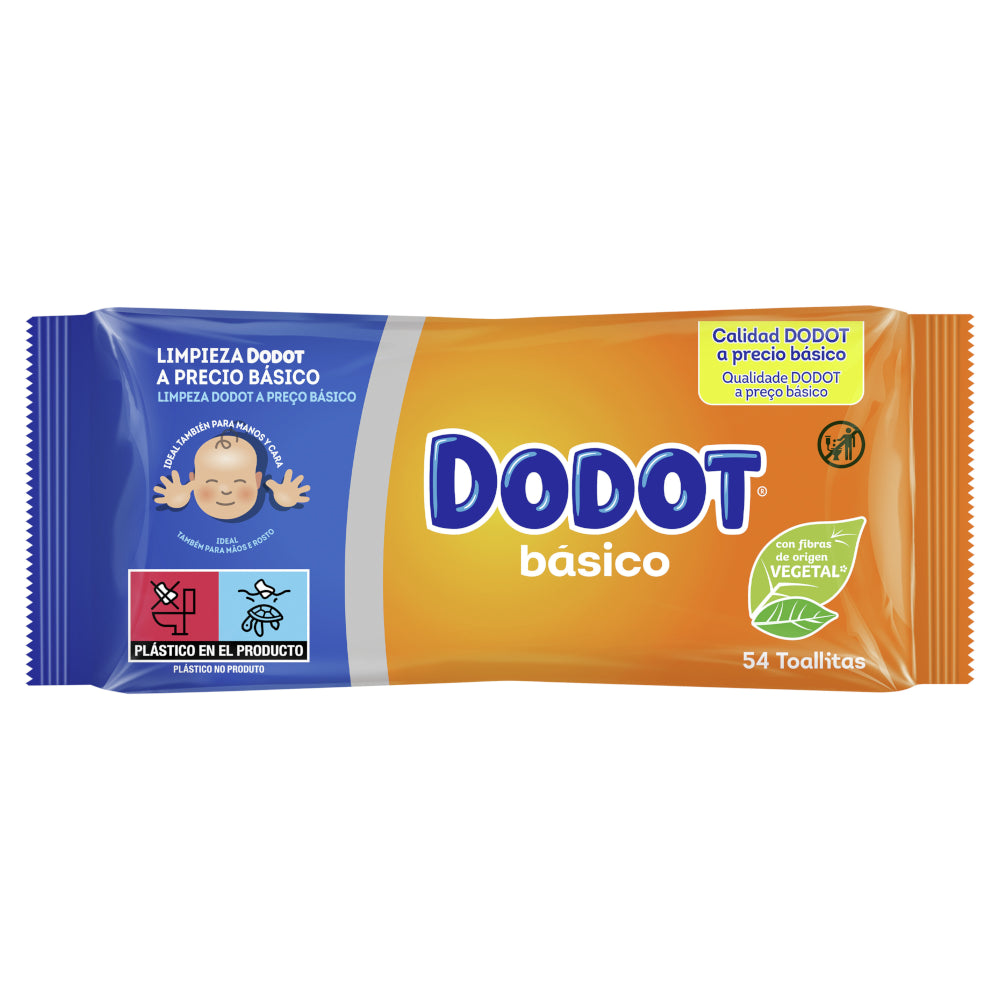 Dodot Toallitas Básico 54 unidades-1