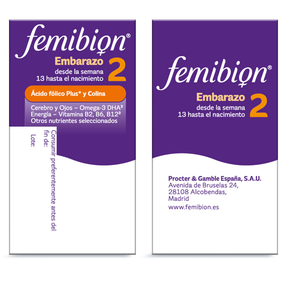FEMIBION 2 Embarazo Duplo 2x 28 Comprimidos + 28 Cápsulas (8 semanas)-10