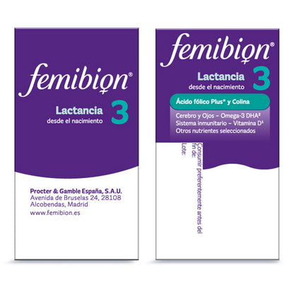 FEMIBION 3 Lactancia Duplo 2x 28 Comprimidos + 28 Cápsulas (8 semanas)-10