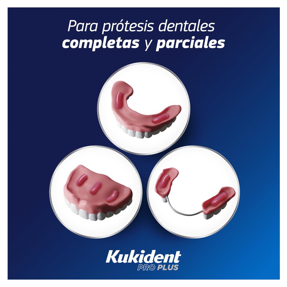 KUKIDENT Pro Plus La Mejor Fijación Triplo 3x60 g-5