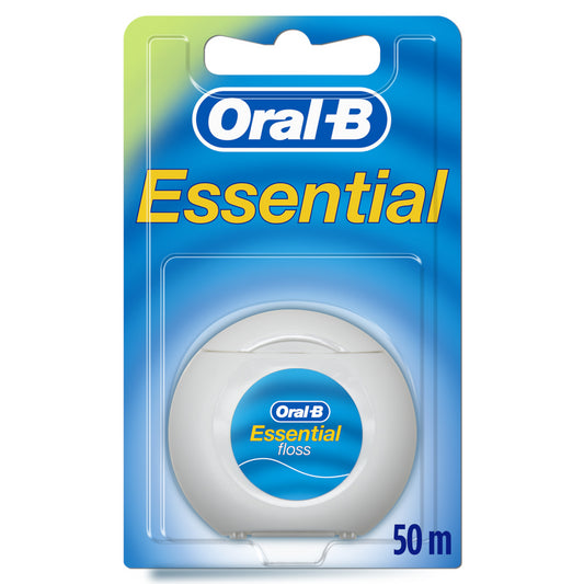 ORAL-B Seda Dental Essential Floss con Cera y Menta 50m-1