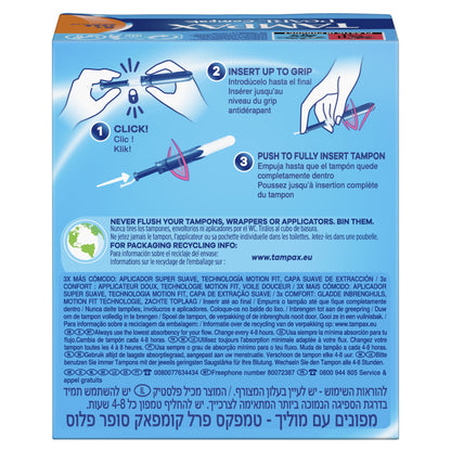 TAMPAX Pearl Compak Super Plus Tampones 16 Unidades-2