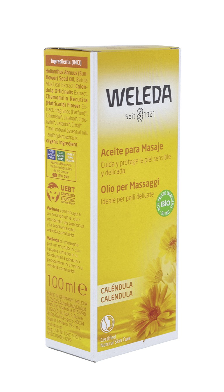WELEDA Aceite para Masaje con Calendula 100ML-2