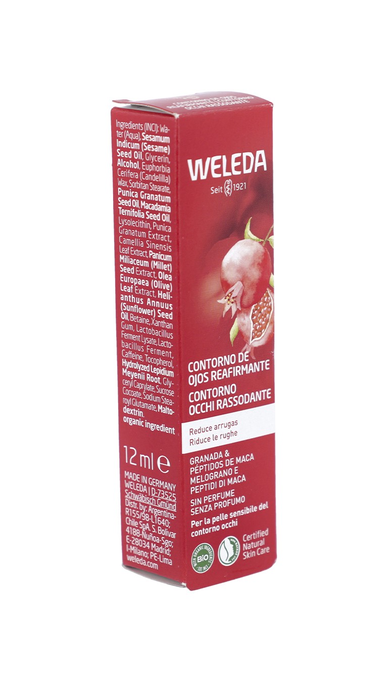 WELEDA Contorno de Ojos Reafirmante de Granada y Péptidos de Maca 12ml-3