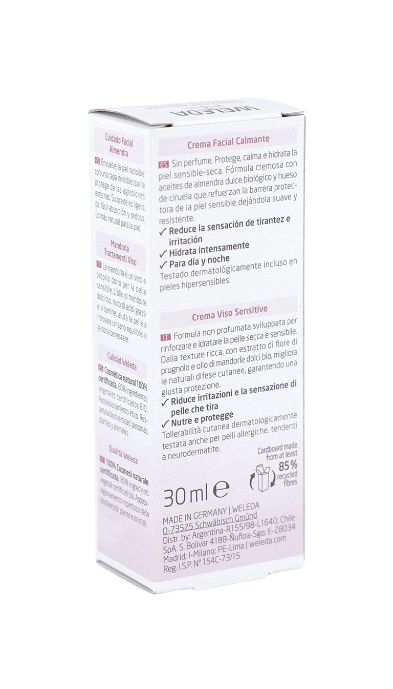 WELEDA Crema Facial Calmante de Almendra 30ml-2