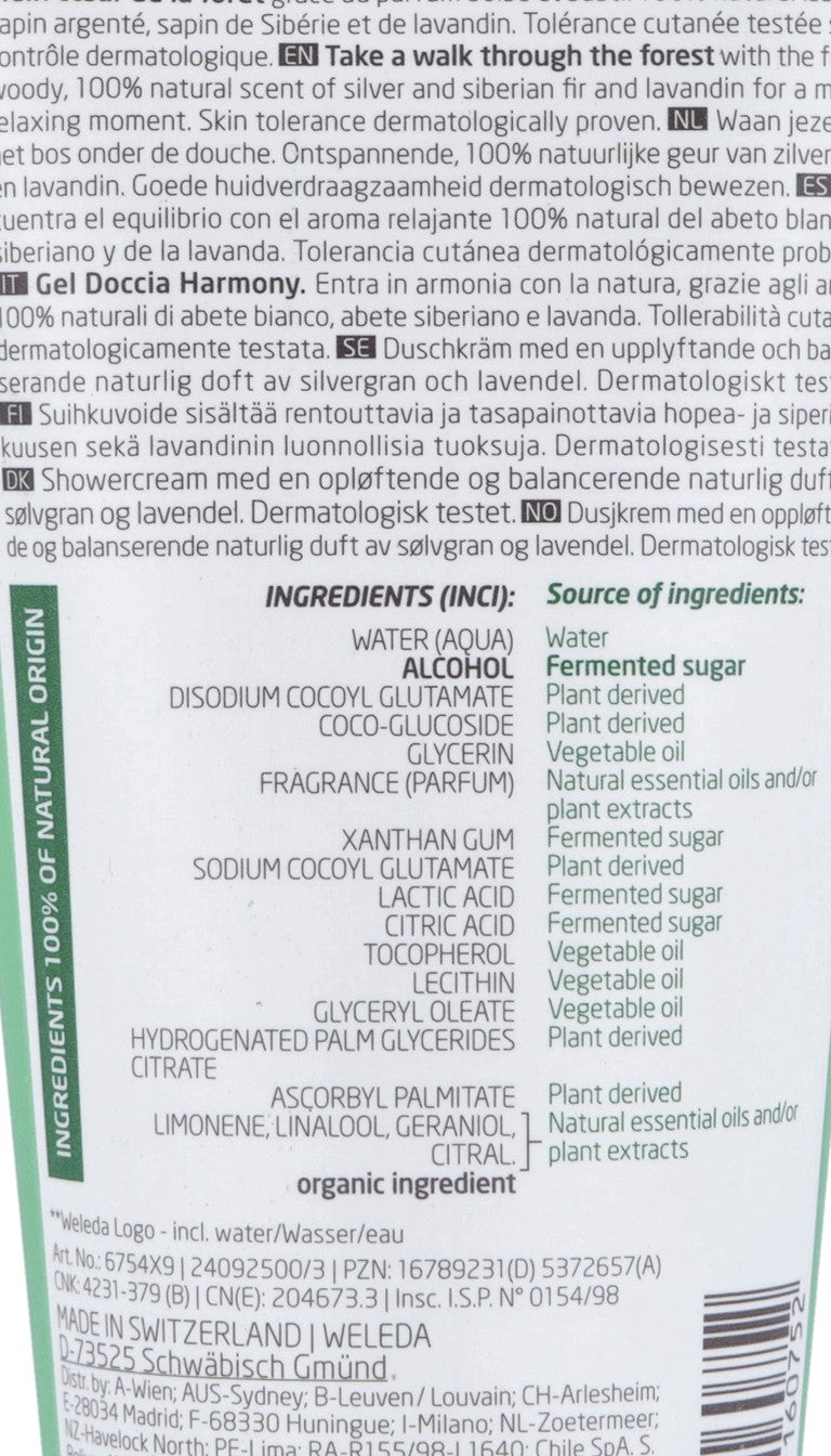 WELEDA Gel de Ducha Harmony Shower Gel 200ml-2