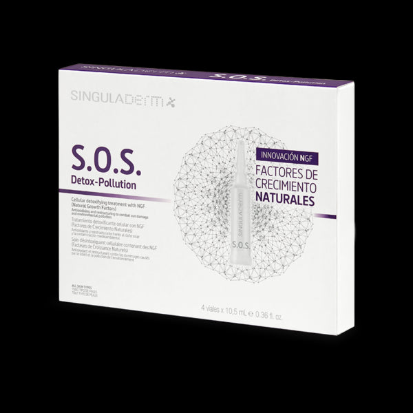 SINGULADERM S.O.S. Detox-Pollution Sérum Antioxidante 4 Viales-4