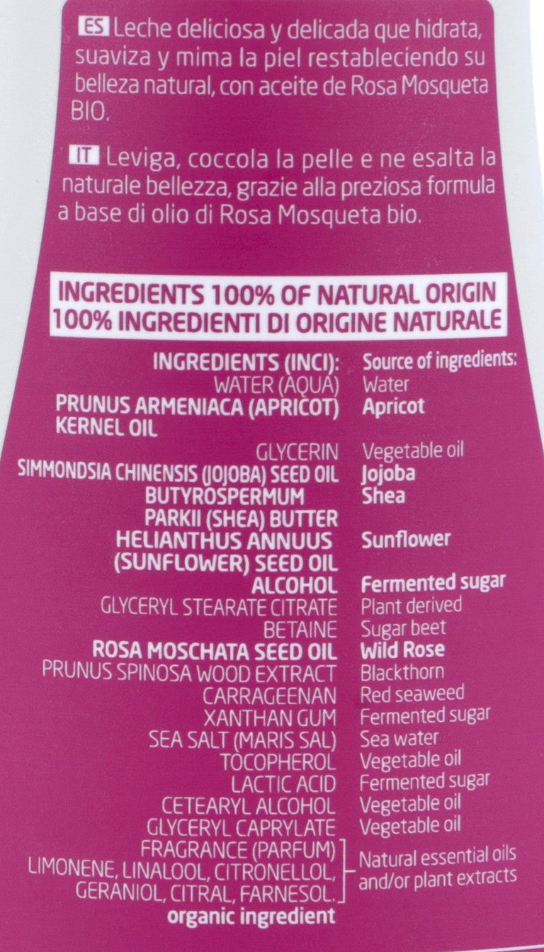 Weleda Cosmética Leche Corporal Suavizante Rosa de Mosqueta 200 ml
