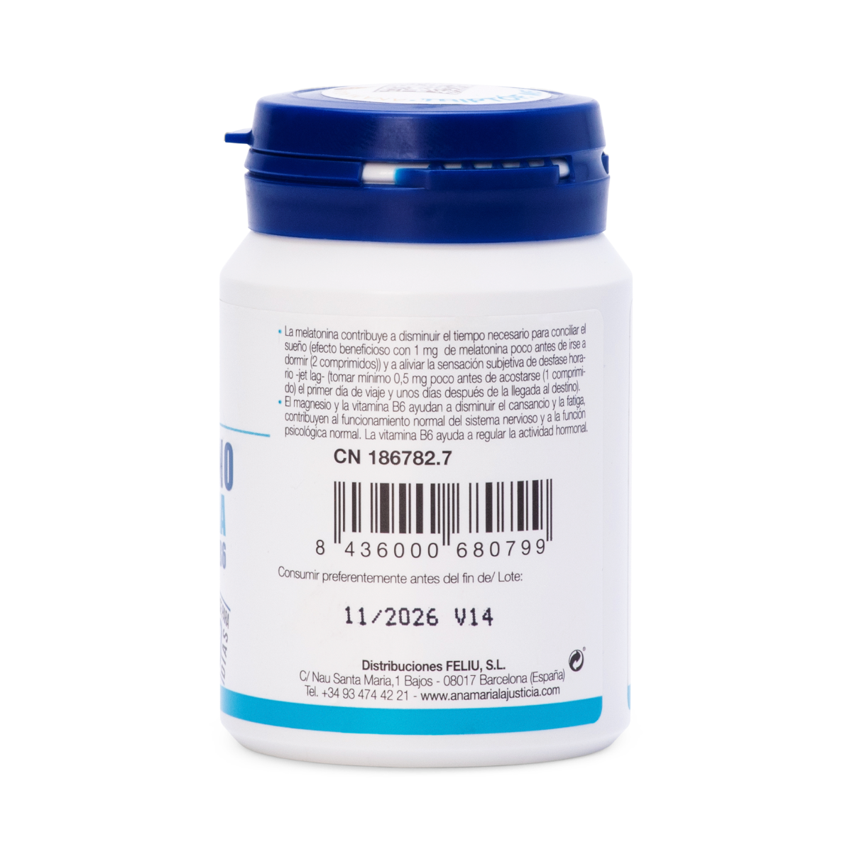 Tryptophan mit Mel + Magnesium + Vit. B6 LAJUSTICE 60Comp