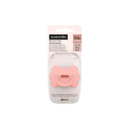 Suavinex Chupete Smoothie Butterfly Tetina Fisiológica SX Pro 0-6M Rojo-2