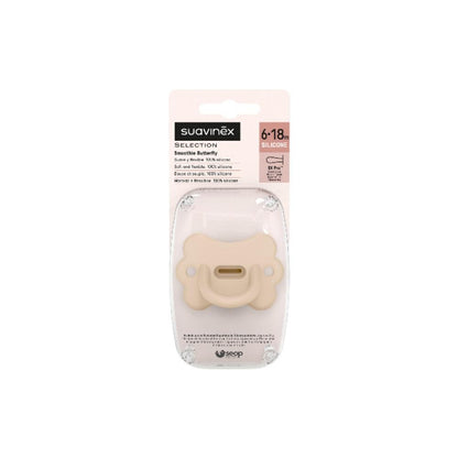 Suavinex Chupete Smoothie Butterfly Tetina Fisiológica SX Pro 6-18M Beige-2