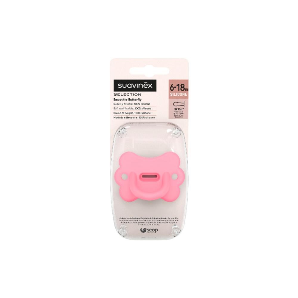 Suavinex Chupete Smoothie Butterfly Tetina Fisiológica SX Pro 6-18M Fucsia-2