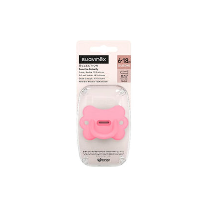 Suavinex Chupete Smoothie Butterfly Tetina Fisiológica SX Pro 6-18M Fucsia-2