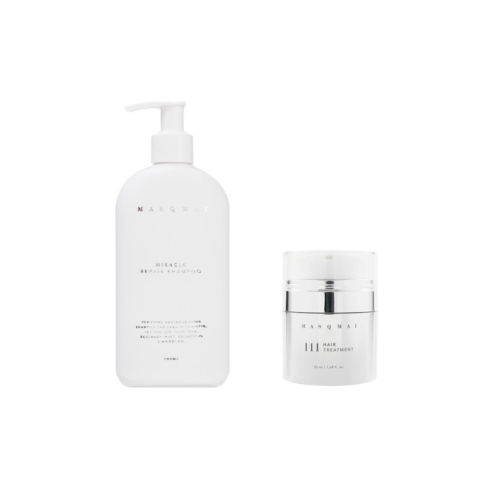 Masqmai Pack Miracle Repair Shampoo 200 ml + 111 Hair Treatment 50 ml-1