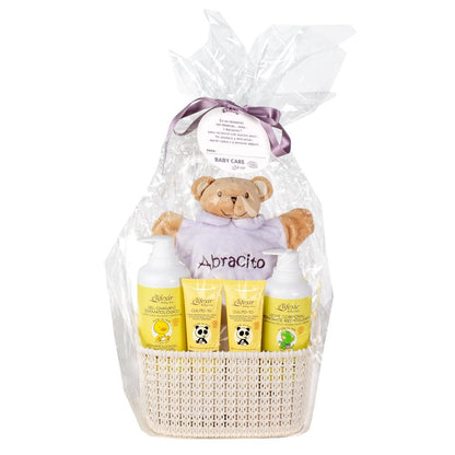 ELIFEXIR Baby Care Canastilla Gel champú + Leche corporal+ Crema Zona del Pañal-1