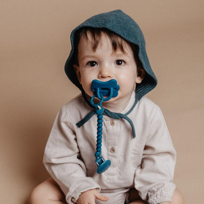 SUAVINEX Broche Pinza Bolitas de Silicona Blanco 1 ud-2