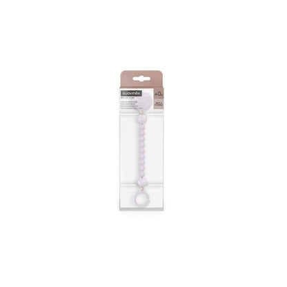 SUAVINEX Broche Pinza Bolitas de Silicona Morado 1 ud-2