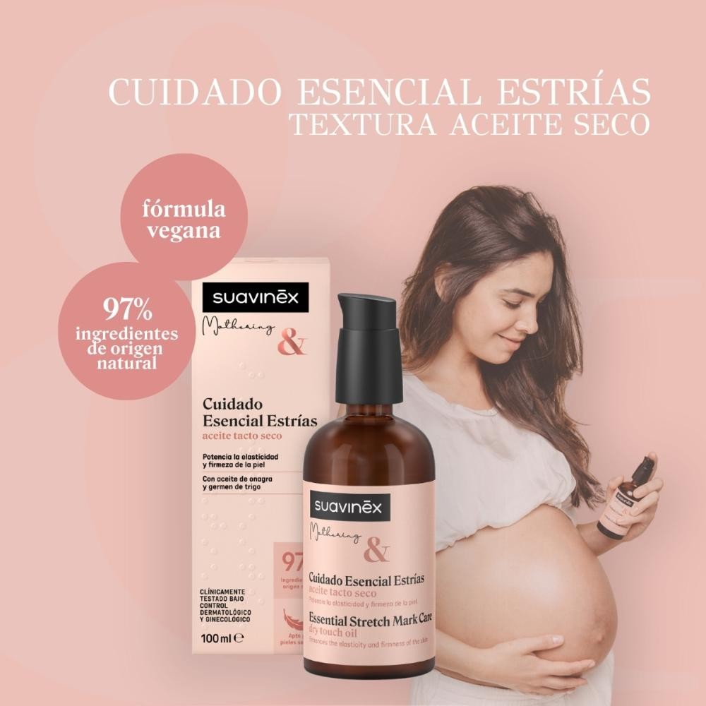 SUAVINEX Cuidado Esencial Estrías Aceite 100 ml-7
