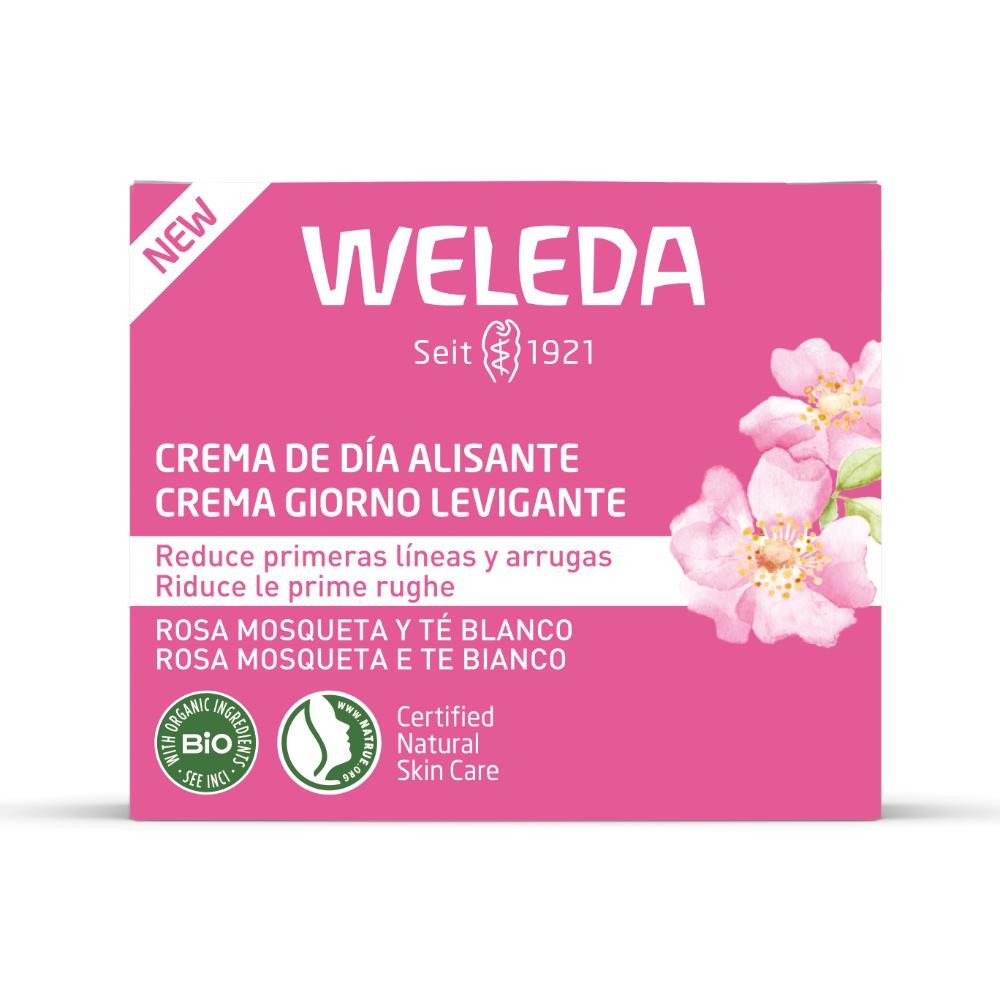 Weleda Crema de Día Alisante Rosa Mosqueta y Té Blanco 40 ml-2