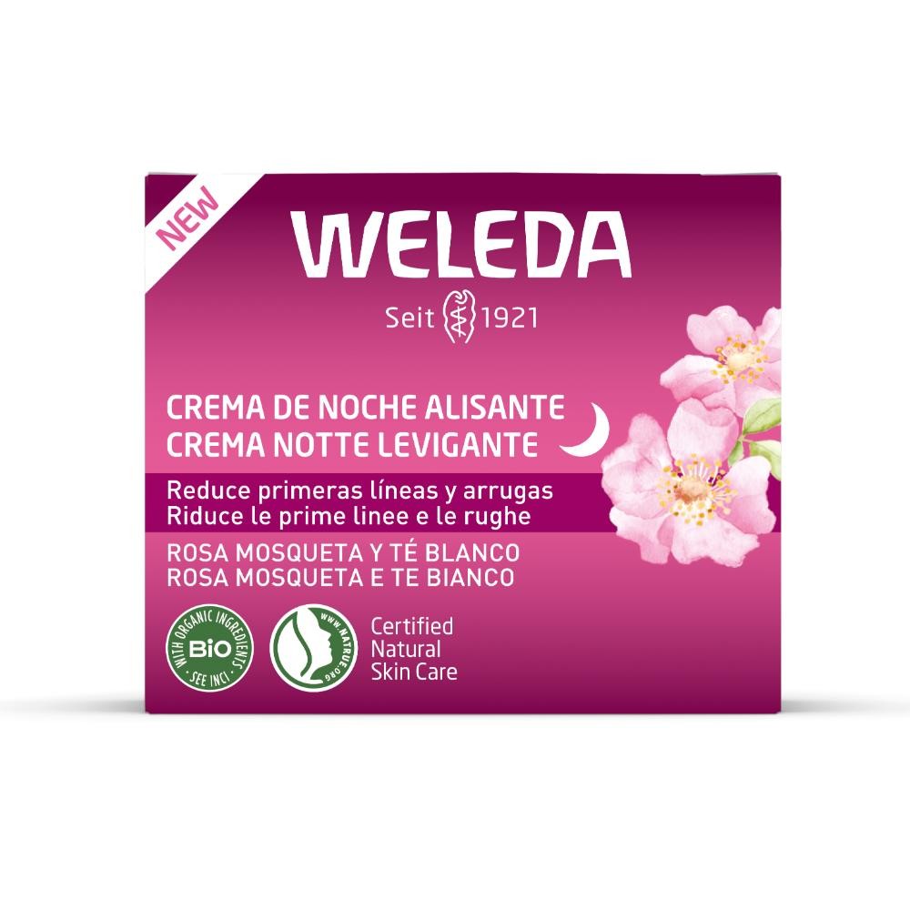 Weleda Crema de Noche Alisante Rosa Mosqueta y Té Blanco 40 ml-2