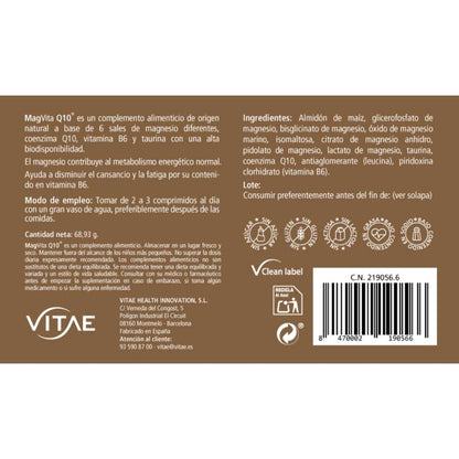Vitae MagVita Q10 60 Comprimidos-2