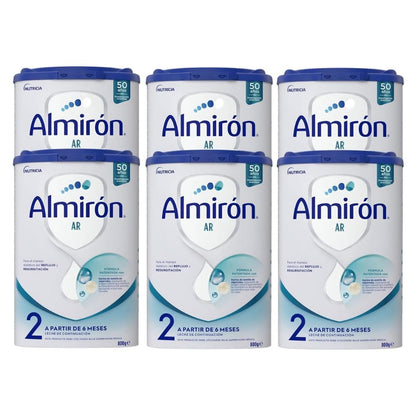 ALMIRÓN AR 2 Anti-Regurgitación Leche de Continuación PACK AHORRO 6x800gr-1