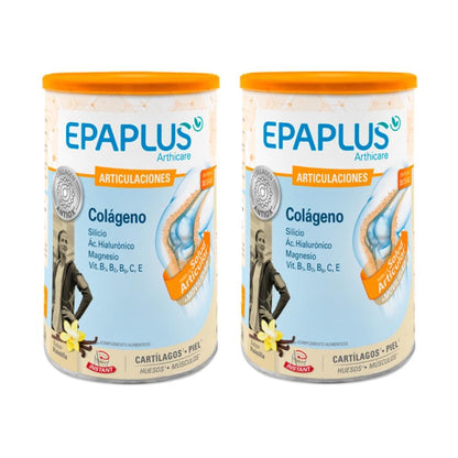 EPAPLUS Arthicare Collagène + Silicium + Hyaluronique + Magnésium Instant Vanille DUPLO 2x325gr