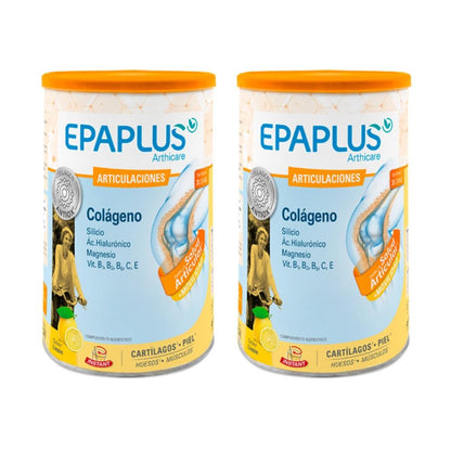 EPAPLUS Arthicare Colágeno + Silicio + Hialurónico + Magnesio Instant Limón DUPLO 2x330gr-1