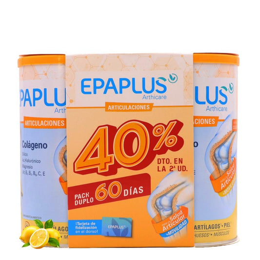 EPAPLUS Arthicare Colágeno + Silicio + Hialurónico + Magnesio Instant Limón DUPLO 2x330gr-1