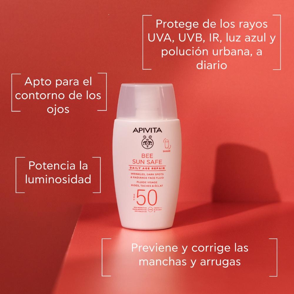 Apivita Bee Sun Face Reparación Antiedad Diaria SPF50 50 ml-2